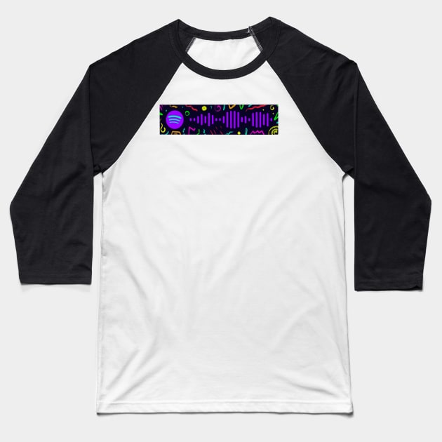 ‘So Dang Dark’ song code by Rhett and Link Baseball T-Shirt by JessCarrsArt